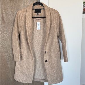 Banana Republic Beige Shawl Collar Coat
